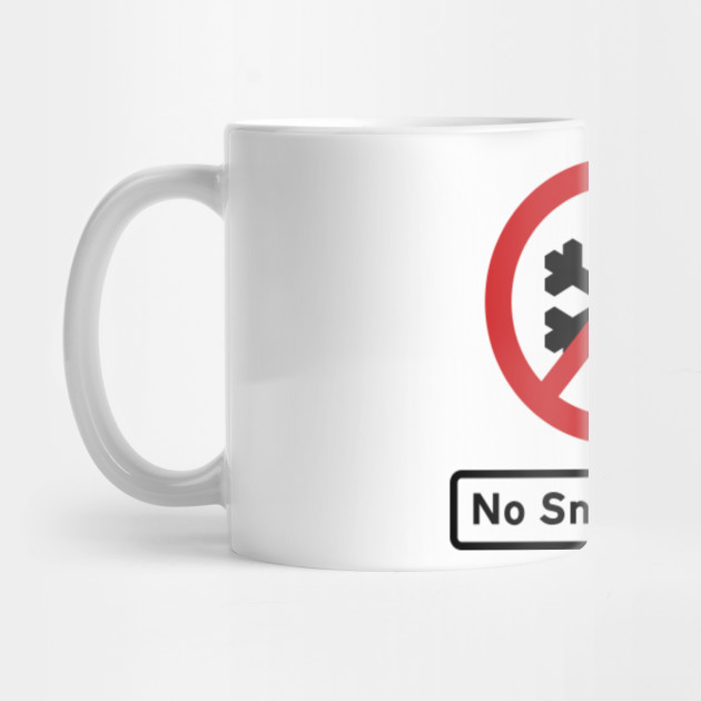 British Road Sign – No Snowflakes